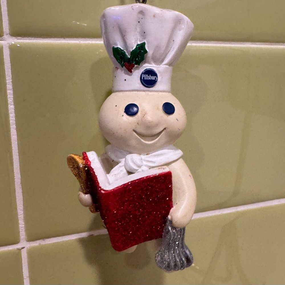 Danbury Mint The Pillsbury Doughboy Glitter Ornament - No Box